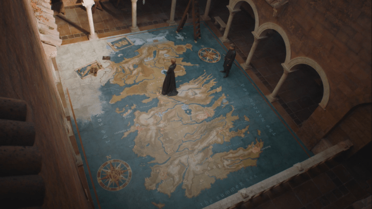 Cersei en el mapa