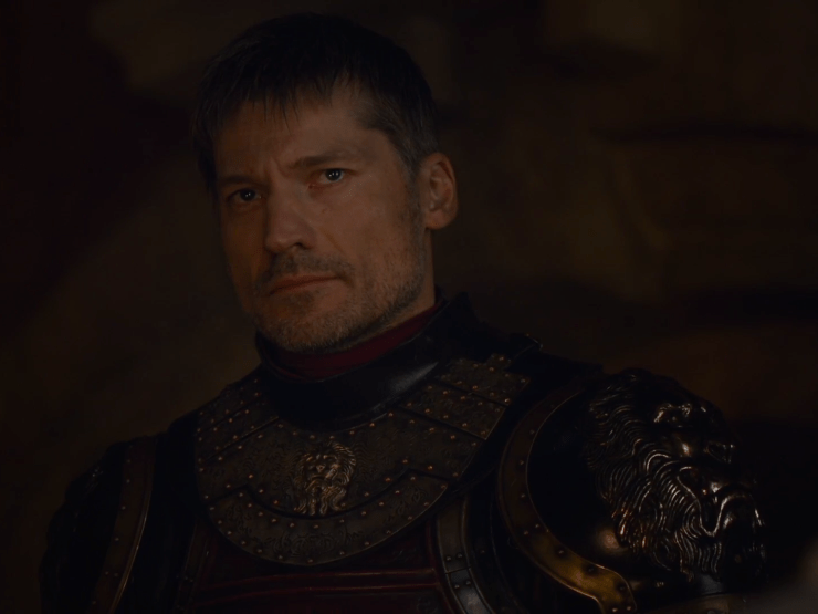 Jaime mirando a Cersei