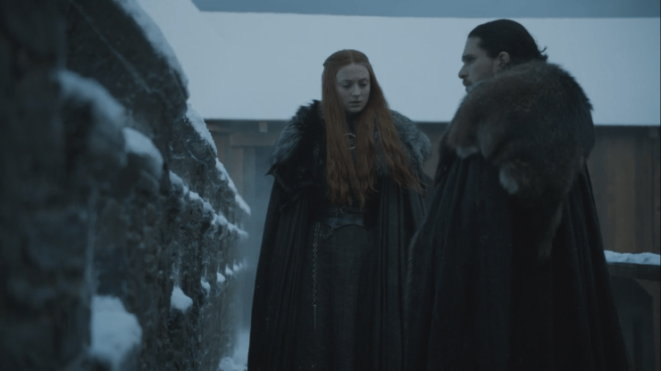 Jon y Sansa