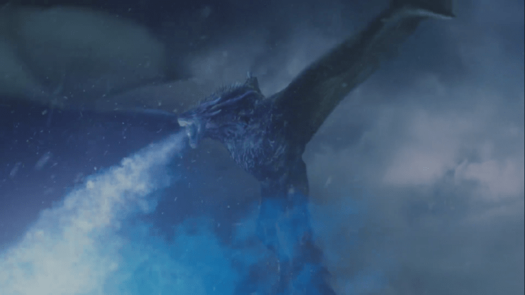 Viserion derribando el Muro_3