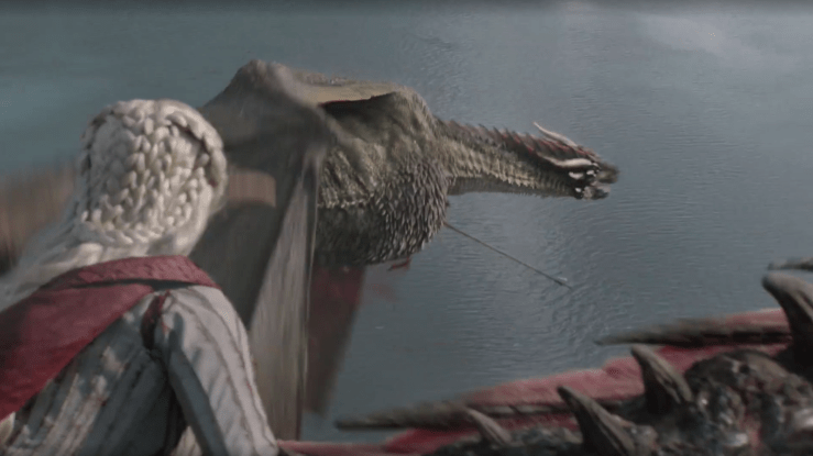 Rhaegal cayendo